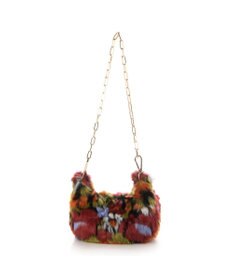 UNBILLION カシュカシュ cachecache / 花柄エコファーチェーンショルダー