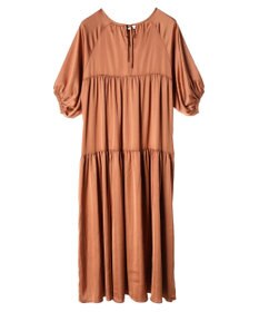 Green Parks armonia．ティアード切り替えワンピース