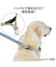 PET PARADISE ペットパラダイス 超反射 切り替え ハーネス＆リード Ｌ 《ブルーグリーン》
