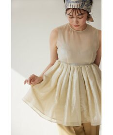 NAVE 【Nave・シアー素材】ラメボイル ブラウス