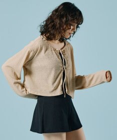 San-ai Resort（三愛水着楽園） 【WEB限定】ニットレーストップス付き4点セット水着