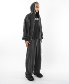 WEGO 【ユニセックス着用ITEM】バルーンBIGダブルZIPパーカー