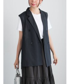 Te chichi サイドオープンライトジレ