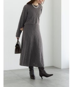 Te chichi 起毛レースニットプルオーバー（セットアップ可）《2025winter catalog item》