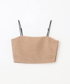 GRACE CONTINENTAL ニットライクレースビスチェ