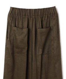 BEIGE， MICA / リネンブレンドイージーワイドパンツ