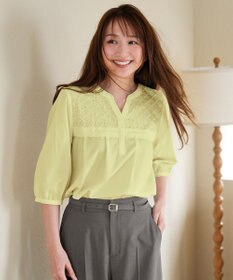 ANY SIS エンブロイダリースキッパー ブラウス