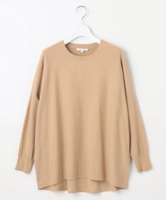 自由区 L 【WEB限定カラーあり】レーヨンストレッチ ニットT