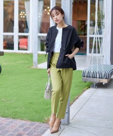 Tiaclasse 【新色追加・洗える】メモリーノーカラードロストブルゾン