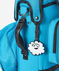 PW CIRCULUS 【UNISEX】デタッチャブル キャディバッグ シボ感のあるナイロンワッシャー素材