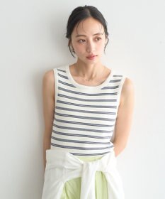 earth music&ecology ニットタンクトップ