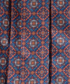 J.PRESS YORK STREET 【WOMEN】オリジナルプリント プリーツスカート