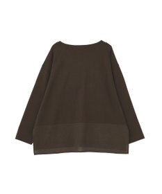 AMERICAN HOLIC Vネック裾異素材ポンチプルオーバー