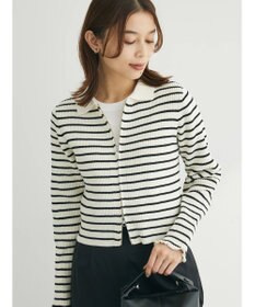 Green Parks ・ＥＬＥＮＣＡＲＥ　ＤＵＥ　Ｗ　ＺＩＰ　ボーダーカーデ