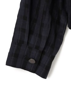 ICB シアーチェックジャカード クロップドジャケット