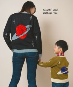 ami amie 【UNISEX】惑星カーディガン85cm～130cm