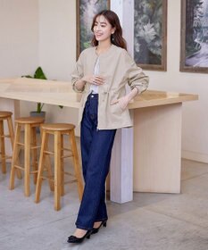 Tiaclasse 【新色追加・洗える】メモリーノーカラードロストブルゾン