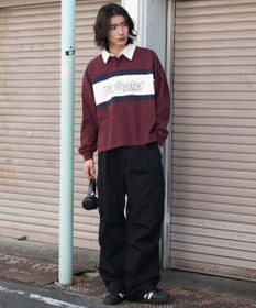 WEGO 【ユニセックス着用ITEM】ステッチロゴラガーシャツ