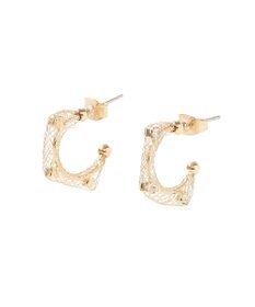 YECCA VECCA メッシュフープピアス