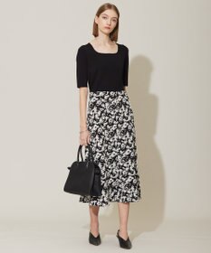 ICB 【洗える】 PEハイゲージJQ ニットスカート