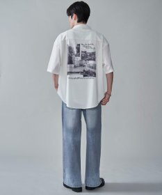 WEGO アムンゼンフォトプリントBIGシャツ（SS）