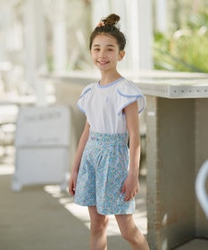 組曲キッズ上下セット ツイードライクジャケット＆ショートパンツ 110-140㎝】リボンポケット ショートパンツ / 組曲 KIDS