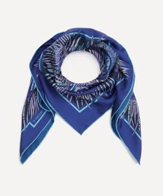 LIBERTY. ヘラ 90x90 シルクスカーフ