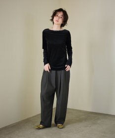 #Newans 【洗濯機可／ 前後着用可】 シアーベロアプルオーバー