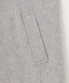 J.PRESS LADIES ウールナイロンリバー フード付き コート