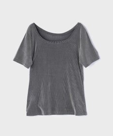 GRACE CONTINENTAL フロッキーチュールカットトップ