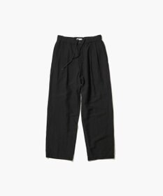 ATON COTTON LINEN VOILE | ツータックイージーパンツ - UNISEX