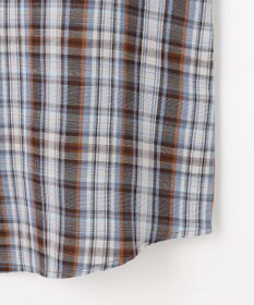J.PRESS LADIES S 【一枚で着映え】リネンVisマドラス チェック シャツ ブラウス