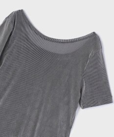 GRACE CONTINENTAL フロッキーチュールカットトップ