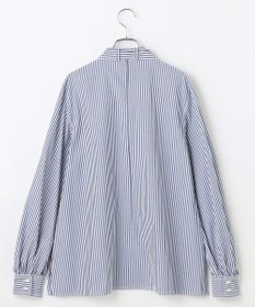 #Newans 【洗濯機可】ステッチデザインリボンタイブラウス