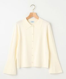 組曲 L フレアスリーブニットポロ