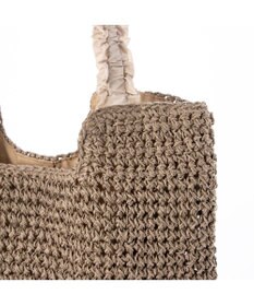 UNBILLION カシュカシュ cachecache / フリルハンドルクロッシェトート