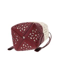 genten 【WEB限定カラー】サステナブルカットワーク ポシェット