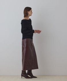 GRACE CONTINENTAL ウールオフショルニットトップ