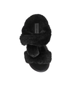 STEVE MADDEN BONKERS-F ファー厚底サンダル