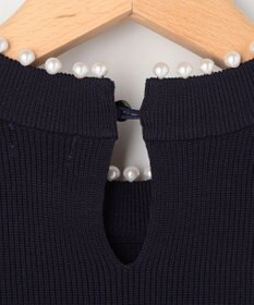 組曲 L 【先行予約・WEB限定】パール釦畦ニット プルオーバー