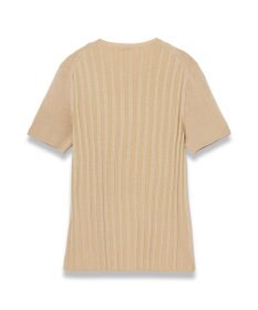 JOSEPH 【洗える】サティニーリブ　ショートスリーブニット