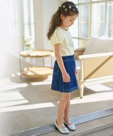 組曲 KIDS 【150-160cm】デニム ショートパンツ