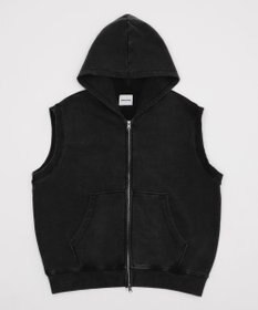 WEGO 【ユニセックス着用ITEM】ショートノースリーブZIPパーカー