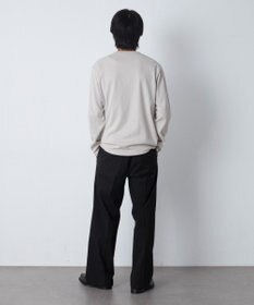WEGO リングドットヘンリーネックリブT(LS)