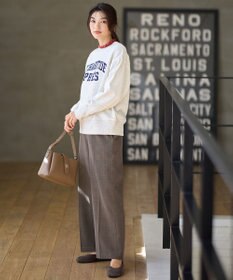 ANY 【洗濯機可】裏起毛スウェットロゴプルオーバー