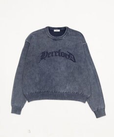 WEGO ブリーチニットグラフィックプルオーバー