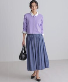 組曲 ギャザーライトデシン パンツ