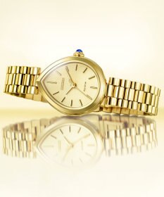 CITIZEN 【電池交換不要】ドロップ形状のジュエリーライクウオッチ EM1202-50P イエローゴールド