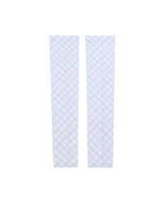 DAKS [DAKS GOLF] 冷感チェックプリントアームカバー