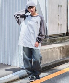 WEGO 【ユニセックス着用ITEM】ラグラングラフィックBIG　T（LS）
